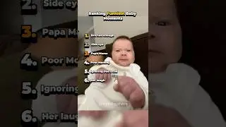 Ranking Funniest Baby Moments #shorts