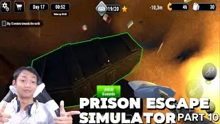 NEMU PETI MATI PAS LAGI GALI TEROWONGAN - PRISON ESCAPE SIMULATOR PART 10