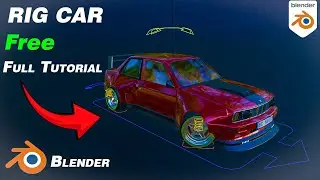 Iconic BMW Car Rig in Blender | Complete Car Rigging Tutorial