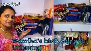 Wamika's Birthday gift Unboxing🎁#ytviral #viralvlog #birthday #gift 