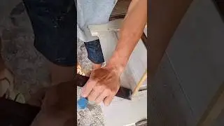 Memasang paku pen pintu lemari #woodworking #diy #tukangkayu #tips #tools
