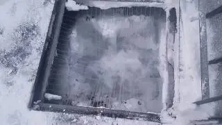 どんどん溶ける融雪槽！！