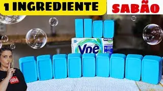 COLOQUEI 1 INGREDIENTE ESPECIAL NO SAB&Atilde;O EM BARRA COM 2 LITROS DE &Oacute;LEO E O RESULTADO ME SURPREENDEU!