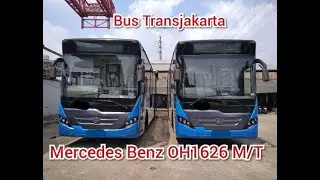 BUS TransJakarta Mercedes Benz OH 1626 M/T ,Karoseri Laksana