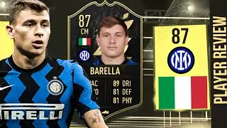 BEST BOX TO BOX MIDFIELDER?! 87 SIF BARELLA PLAYER REVIEW - FIFA 22 Ultimate Team