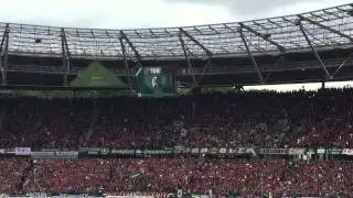 Hannover 96 vs SC Freiburg 2:1 Stimmung bei Spielende Klassenerhalt immer erste Liga 23.05.15