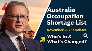 Australia Skilled List Update &ndash; November 2025 Changes!