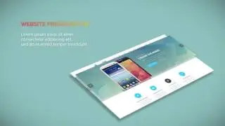 Simple Website Presentation After Effects Template