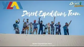 Our Team having fun in the desert of Chimbote (Desert Expeditions Peru)