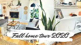 Fall home tour 2020 | Everything Dollar  tree/minimal decorating
