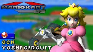 Mario Kart DS - 50cc - Peach - Zipper - GCN Yoshi Circuit | Ep. 3360