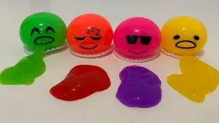 Unboxing Sucking Vomiting Puking Ball | Slime Video| Stress Relief Sensory Toy | ASMR