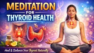 Meditation for thyroid#meditation#spiritualjourney #spirituality 