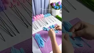 Restock 🌷✨ | ASMR no music #njtrendicollection #pipecleanerflower #fuzzywireflowers #pipecleaners