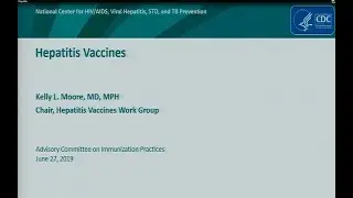 June 2019 ACIP Meeting - Hepatitis A Vaccines