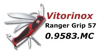 Victorinox 0.9583.MC Ranger Grip 57 Hunter  Super Pocket Knife with 13 Functions unboxing