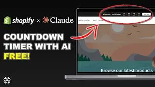Stop Paying for Shopify Apps &mdash; Build a Countdown Bar with Claude AI (FREE)