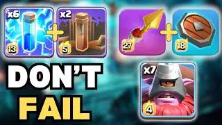 I went +320 with this OP Zap Thrower Army in Clash Of Clans