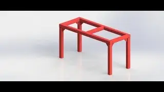SolidWorks Weldments  -  Table