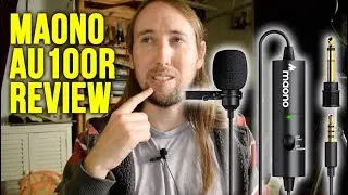 MAONO AU100R Rechargeable Condenser Clip On Lav Mic Review!