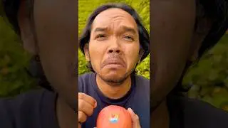 Lifehack skills: Removing apple stickers#camping #lifehack #survival #bushcraft #outdoors