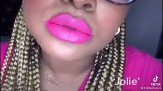 Lipstick swatch of Bella Galore&rsquo;s &lsquo;Jolie&rsquo; Liquid Matte Lipstick