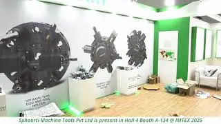 #IMTEX2025Throwback: Precision in the Making - Sphoorti Machine Tools Pvt Ltd&rsquo;s #Boothconstruction