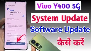 Vivo y400 5g android 15 update/Vivo y400 me system update kaise kare