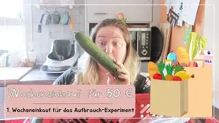 ES GEHT LOS! 1. Food Haul f&uuml;r unser Aufbrauch #Experiment mit 50 &euro; pro Woche f&uuml;r Lebensmittel