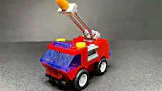 LEGO  building mini water cannons fire engine