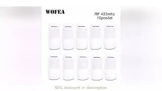 Latest Products You Must Know! Wofea Wireless Motion Detector PIR Infrared Sensor ev1527 Type 3V