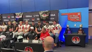 Washington Warriors & Jones Longhorns | Class 2A-I State Championship Press Conference | 12-9-25