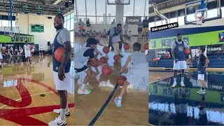 John Wall Training Kids At His Training Camp