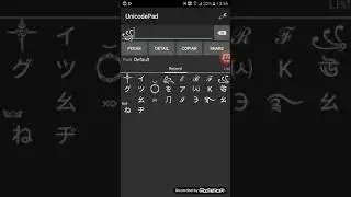 Como poner simbolos unicode pad