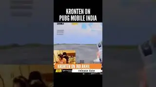 #pubgindia #pubgreleasedate #frodshooter pubg mobile India release date kronten on pubg mobile India