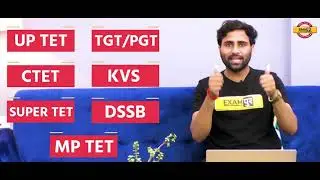 Teaching Exams online Classes: UPTET,CTET, Super TET, TGT/PGT,KVS, DSSB, MP TET & other