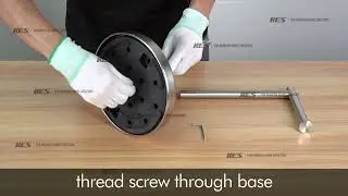 Model BPH283 | How to Install a KES Bathroom Freestanding Toilet Paper Holder