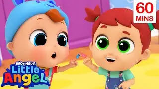 Baby John and his Friends Sing Finger Family! | Fun with Baby John! | Little Angel Nursery Rhymes