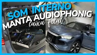 MANTA ACUSTICA AUDIOPHONIC / KIT 2 VIAS CLUB / CAIXA AMPLIFICADA FOCAL - BYD SONG PRO