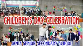 || Children's Day Celebration Jamia Senior Secondary School 🏫 |  Advertisement Tagline Game |Vlog ||