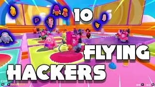 *10* Hackers In a Single Match - Fall Guys Funny Moments & Epic Plays #21