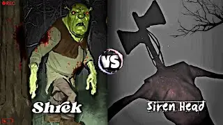 Who is Stronger ?! SHREK Vs SIREN HEAD 😰🚫