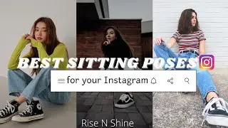 EASY SITTING POSES YOU SHOULD TRY FOR INSTAGRAM | #instagramposes #aesthetic #pose 🔥❤️