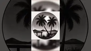 Moonlight Drawing Easy #bestscenery #art #youtubeshorts #shorts #scenerydrawing