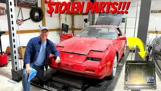 THIS is why my Flooded Salvage Nissan 300zx Won't Start! Stolen Parts!