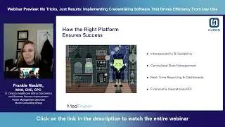 No Tricks, Just Results: The Best Credentialing Platform for Success