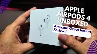 Распаковка и настройка AirPods 4 | Управление шумоподавлением, пространственным звуком и камерой!