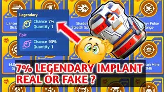 7% Legendary Implant Chance Real Or Fake ?? 🤔 | 137k acoins wasted | Mech Arena