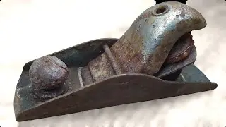 Mini Rusty Bedrock Plane Restoration