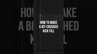 How to make the classic future bass bit-crushed Kick fill (it's super simple!) #shorts